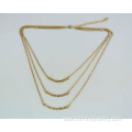 Three Layers Necklace Multi-Layer Chain Jewelry Wholesale